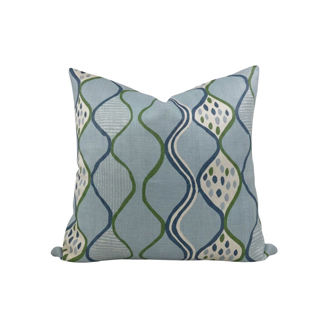 Baltic Weave Pillow Cover in Blue, Peter Dunham Textiles