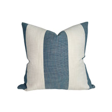 Vintage Striped Pillow Cover in Lagoon, Perennials Textiles