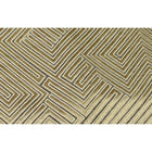 Maze Velvet Pillow Cover in Golden
