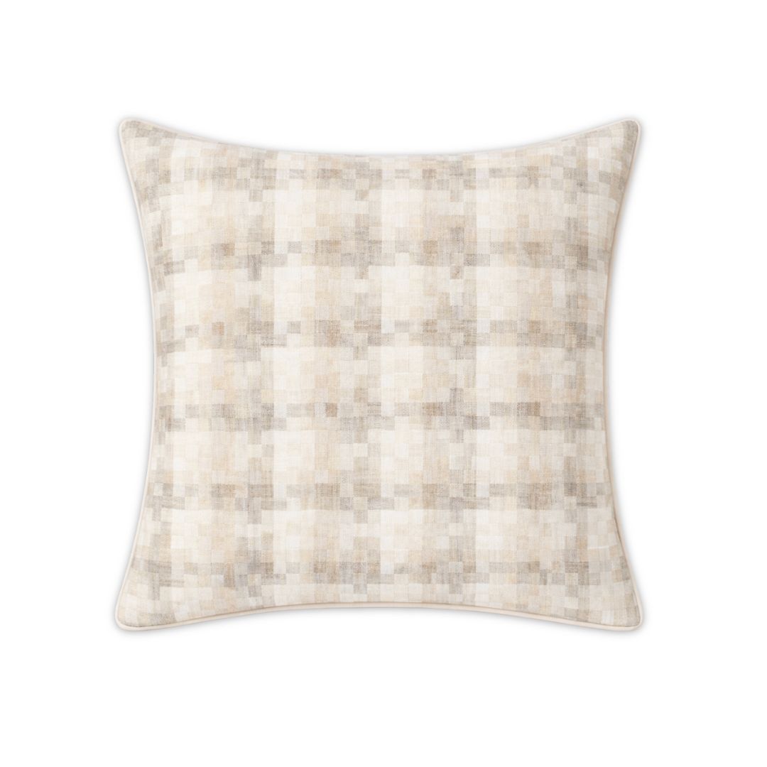 Boro Woven Pillow Cover in Natural, Schumacher Textiles
