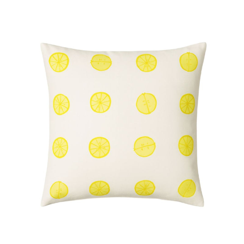 Lemonade Pillow Cover in Yellow, F. Schumacher Textiles
