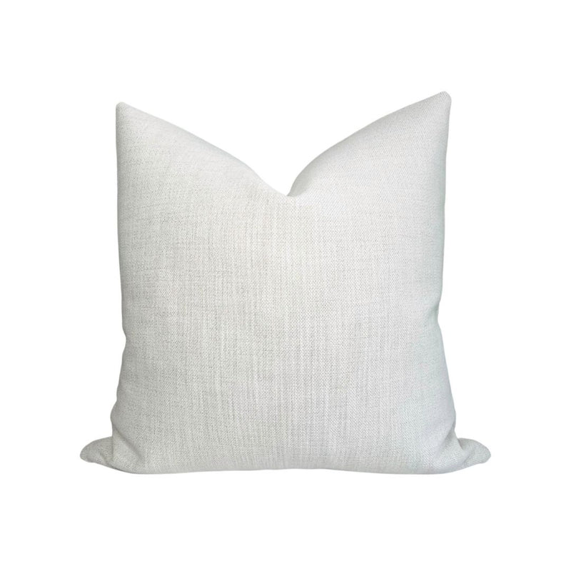 Outdoor Rough 'n Rowdy Woven Pillow Cover in Chalk, Perennials Textiles