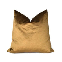 Venetian Silk Velvet Pillow Cover in Mink, Schumacher Textiles