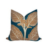 Lacinato Pillow Cover in Ochre + Mineral