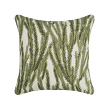 Nori Floral Pillow Cover in Moss Green, McLaurin + Piercy Textiles