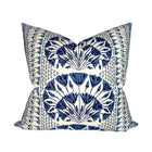 Cairo Pillow Cover in Blue and White, Thibaut Pillows