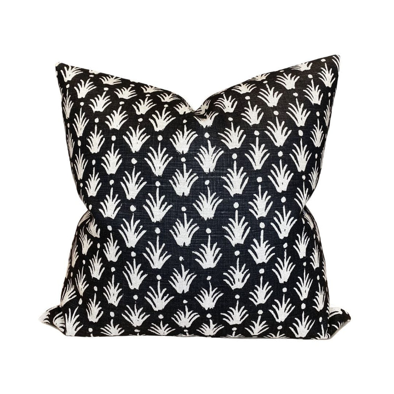 Reeds Pillow Cover in Jet, McLaurin + Piercy Textiles