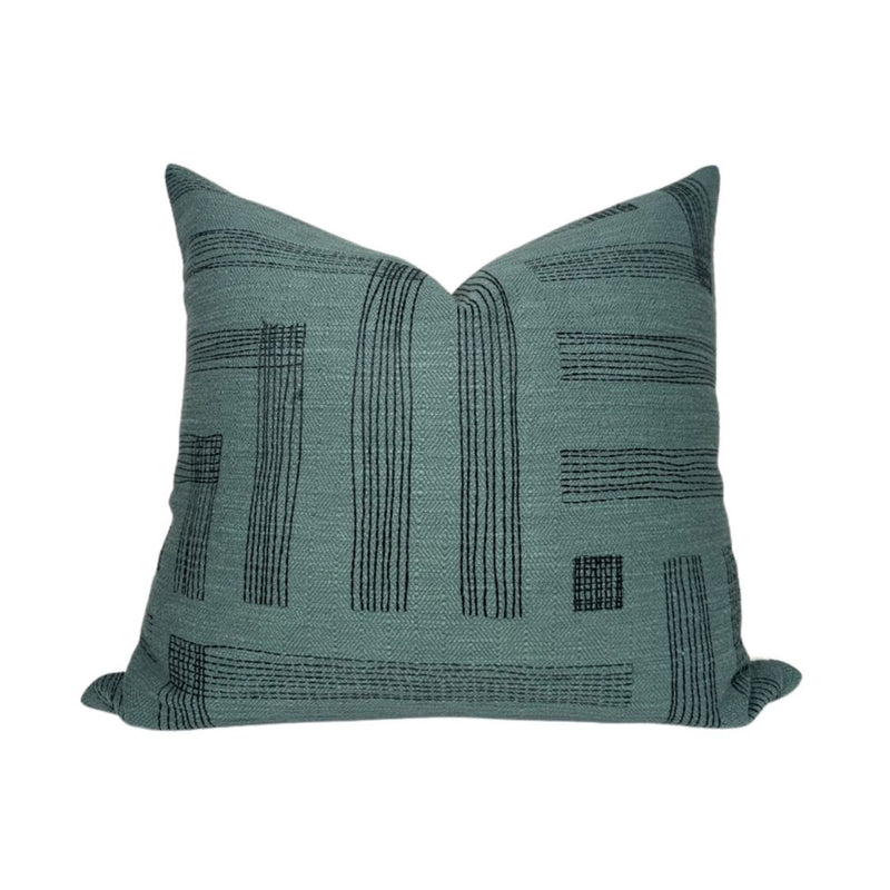 Pastiche Pillow Cover in Spruce Jet, Kelly Wearstler Textiles