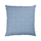 Teton Embroidered Pillow Cover in Sky Blue, Schumacher Textiles