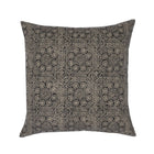 Floral Pillow Cover in Noir