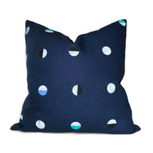 Joshua Tree Pillow Cover in Indigo Moons Blue, Schumacher Textiles