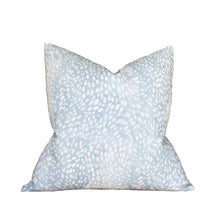 Speckled Pillow Cover in Cloud Blue