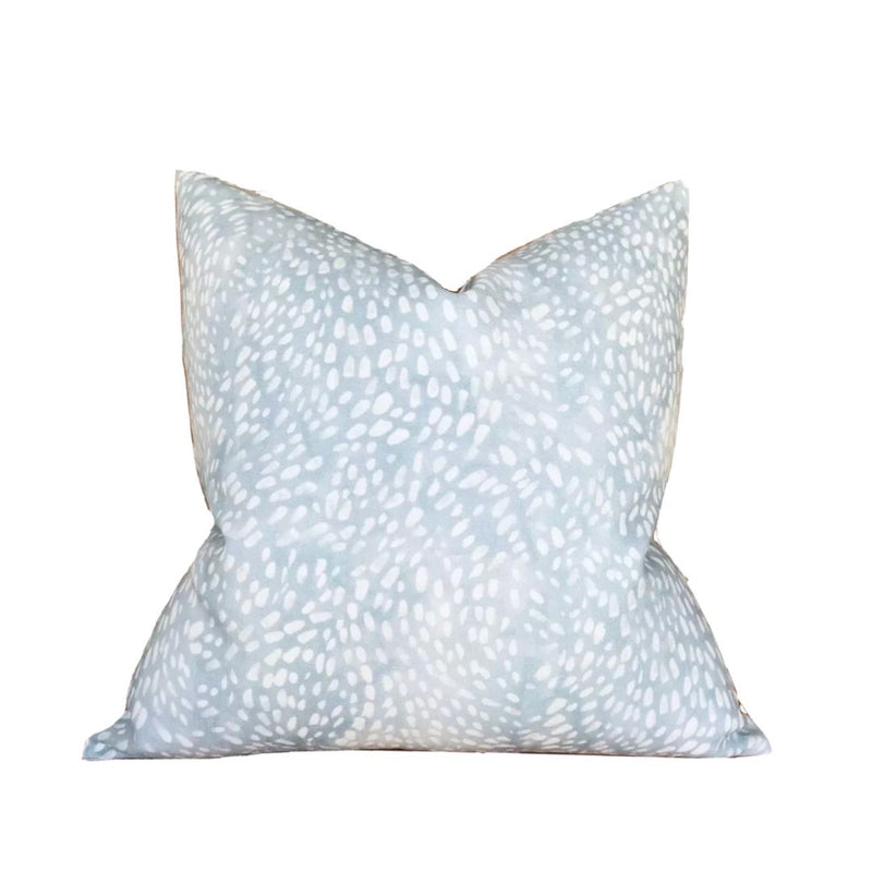 Speckled Pillow Cover in Cloud Blue