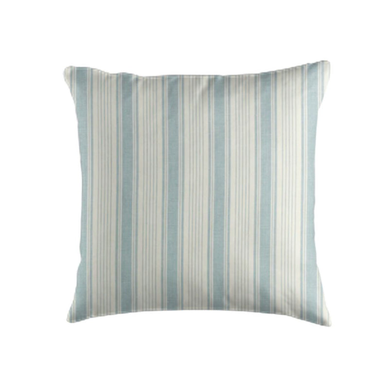 Ojai Stripe Pillow Cover in China Blue, Schumacher Textiles