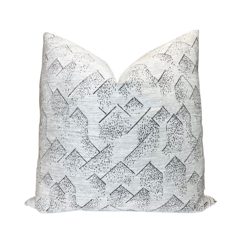 Brink Pillow Cover in Graphite Ivory, Kelly Wearstler Textiles