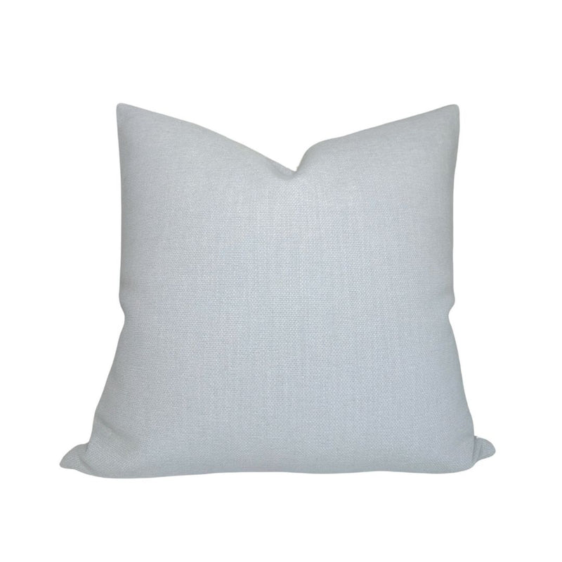 Outdoor Rough 'n Tumble Woven Pillow Cover in Ice Blue, Performance Pillow