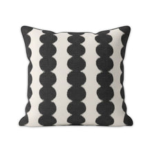 Full Circle Pillow Cover in Faded Black, Schumacher Textiles