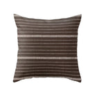 Cusco Stripe Pillow Cover in Chocolate