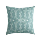 Handcut Shapes Pillow Cover in Rain Blue