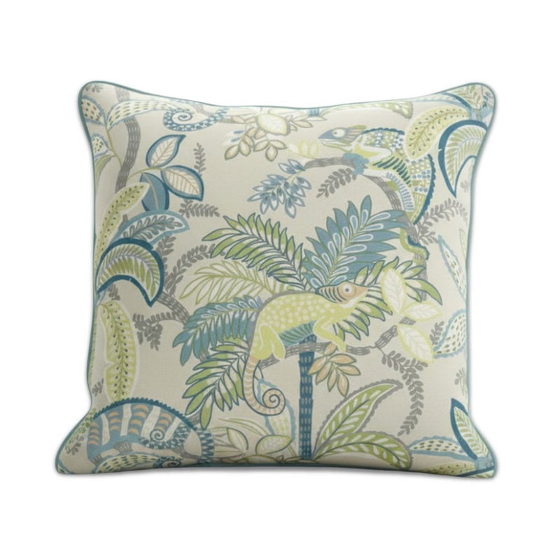 Iggy Performance Pillow Cover in Lagoon, Thibaut Pillows