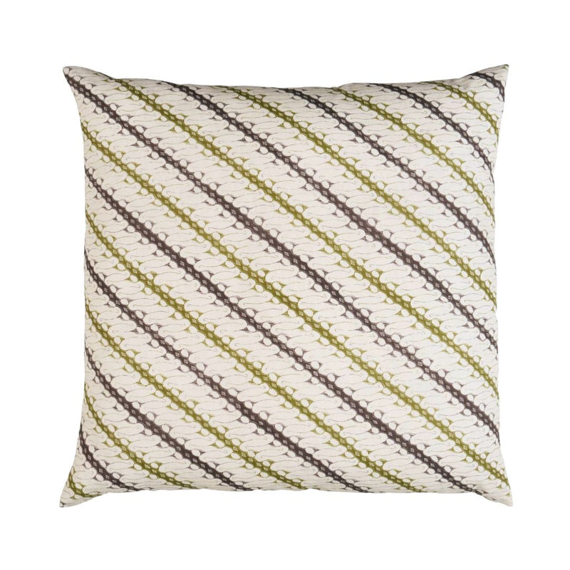 Ronnie Pillow Cover in Green, Schumacher Textiles