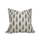 Hollyhock Pillow Cover in Jet, McLaurin + Piercy Textiles