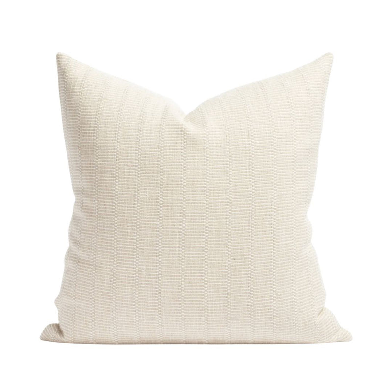 Horizon Striped Pillow Cover in Natural