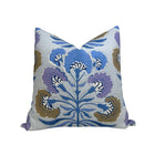 Tybee Tree Pillow Cover in Lavender and Blue, Thibaut Pillows