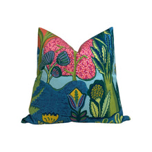 Albero Pillow Cover in Blue, Thibaut Pillows