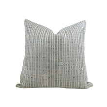Unravel Pillow Cover in Aqua Blue