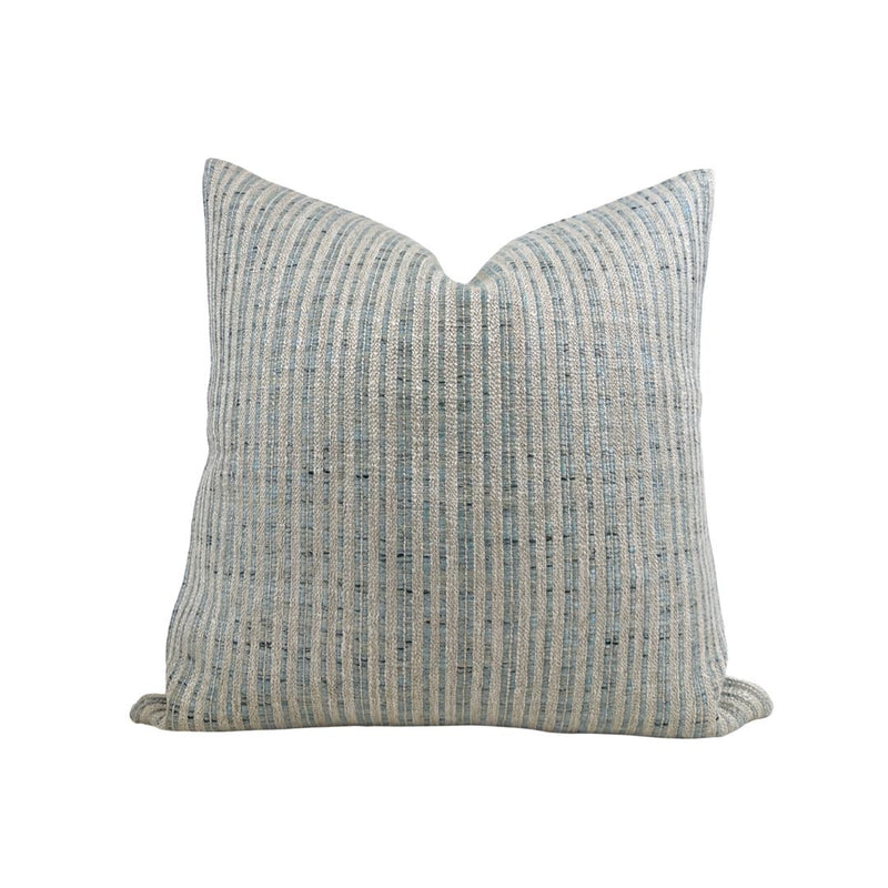 Unravel Pillow Cover in Aqua Blue