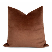 Chestnut Velvet Pillow Cover