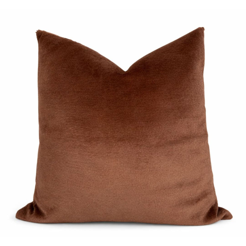 Chestnut Velvet Pillow Cover