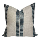 Band Pillow Cover in Indigo, McLaurin + Piercy Textiles
