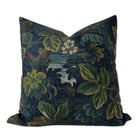 Night Garden Pillow Cover in Midnight Blue, Thibaut Pillows