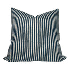 Ticking Pillow Cover in Indian Teal, Walter G Textiles
