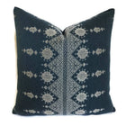 Carmania Pillow Cover in Indigo, Indoor Outdoor Pillows, Peter Dunham Textiles