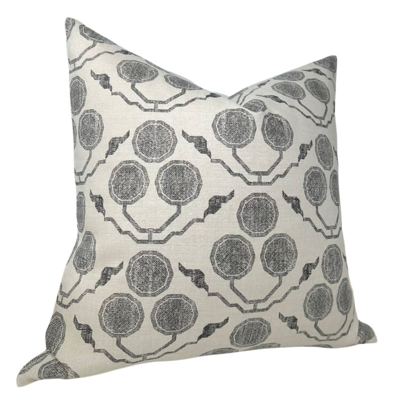 Pommia Pillow Cover in Kohl, Susan Connor Textiles