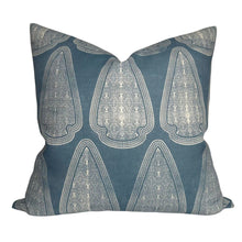 Artemis Pillow Cover in Lake Blue, Susan Connor Textiles