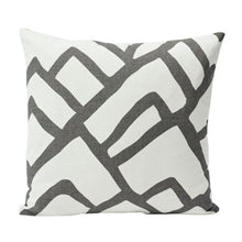 Zimba Pillow Cover in Charcoal, Schumacher Textiles