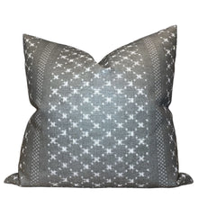 Nagoya Pillow Cover in Earth Grey, McLaurin + Piercy Textiles