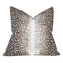 Antelope Pillow Cover in Dark Brown, 04242