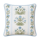Royal Poppy Stripe Pillow Cover in Sky, Schumacher Textiles
