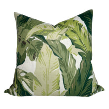 Travelers Palm Pillow Cover in Sage