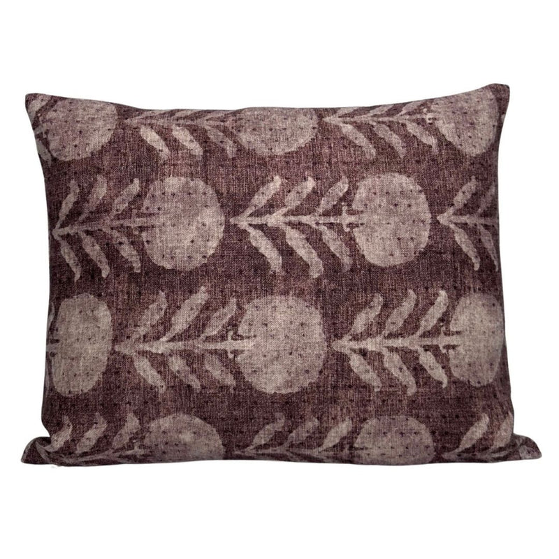Zinnia Pillow Cover in Berry, McLaurin + Piercy Textiles