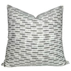 Lacuna Pillow Cover in Kohl on Ivory, Susan Connor Textiles