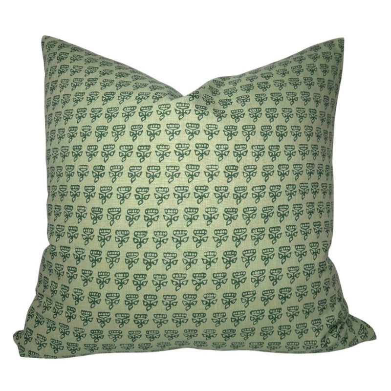 Mimi Pillow Cover in Green