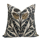 Cornelia Pillow Cover in Gold and Grey, Thibaut Pillows