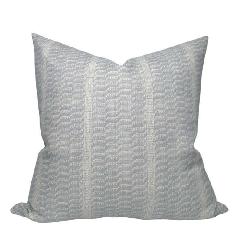 Pilar Pillow Cover in Bluebell, Susan Connor Textiles