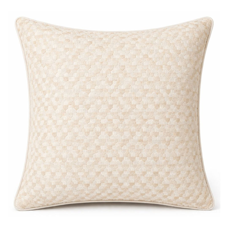 Ivins Woven Pillow Cover in Ivory, Schumacher Textiles